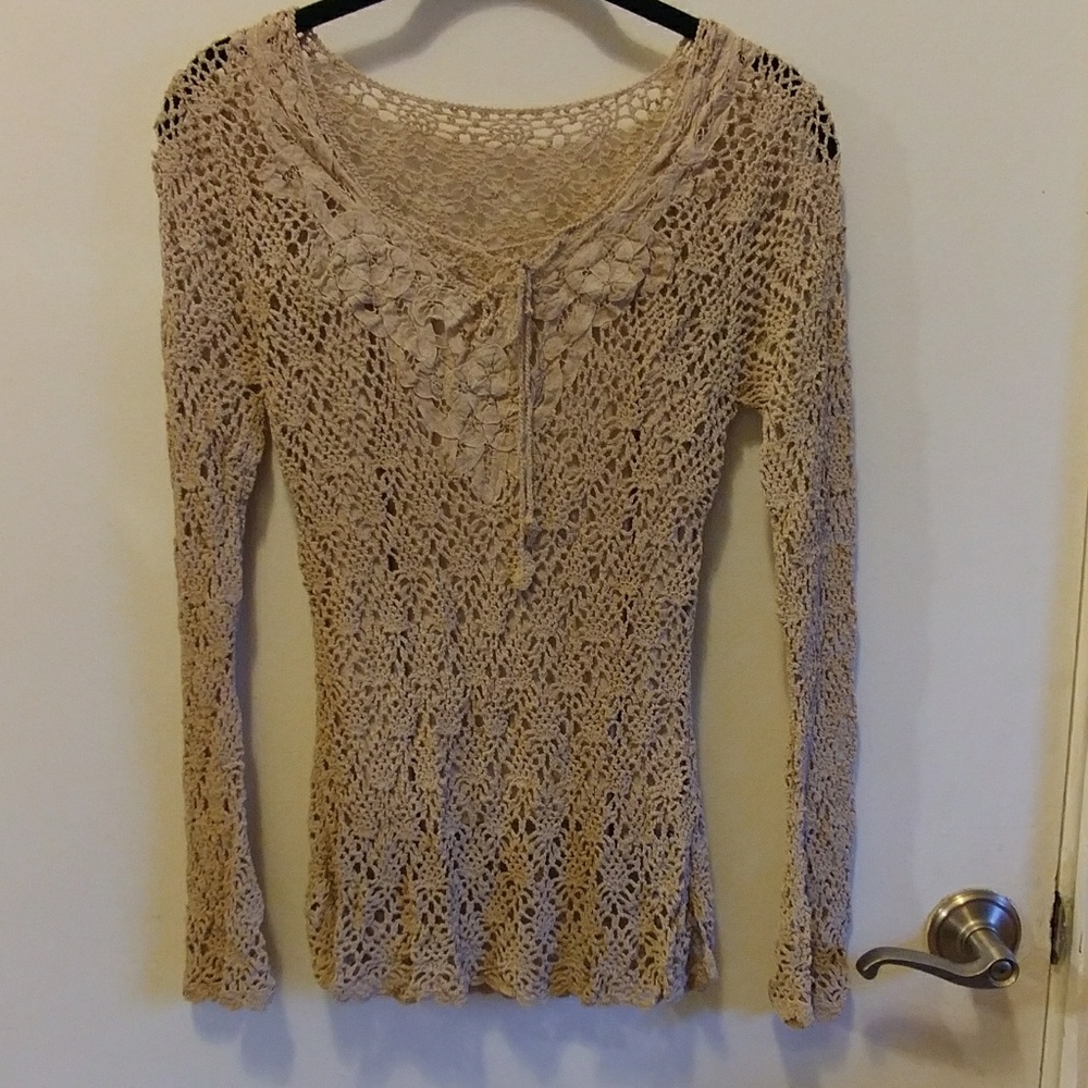 Boho Style Crocheted Top